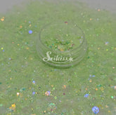 Pistachios Iridescent Chunky Glitter - Green Glitter